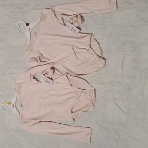 2-NWT Justice long sleeve dance and gymnastics leotards
